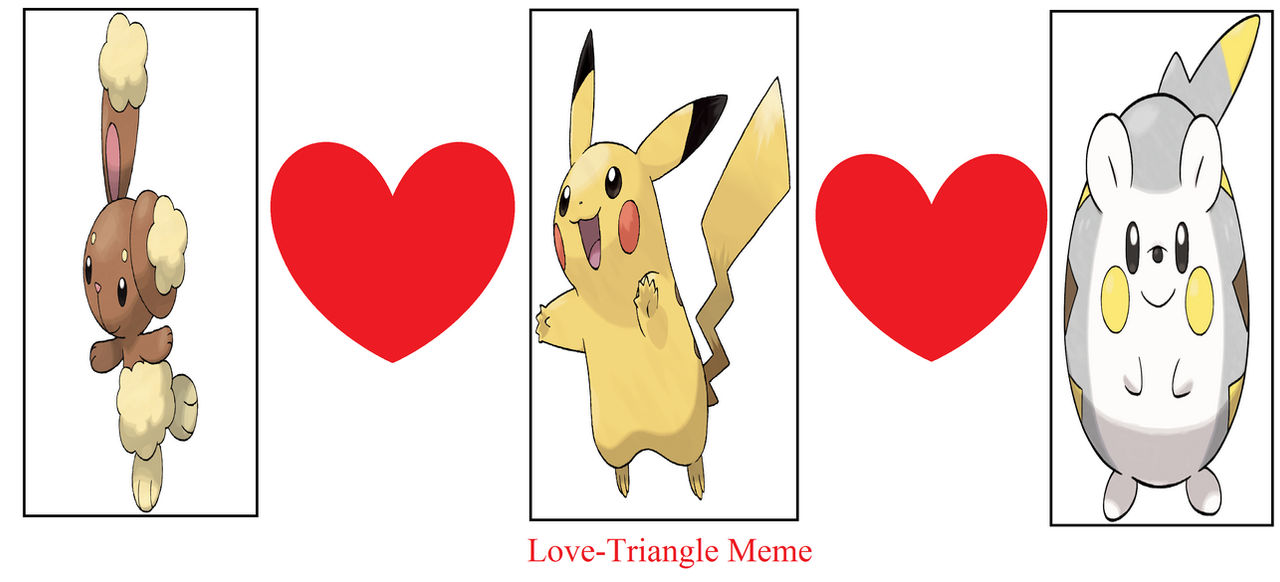 Triangle Pickachu My Love Triangle Meme (Pikachu's Love Triangle) by Tara012 on DeviantArt