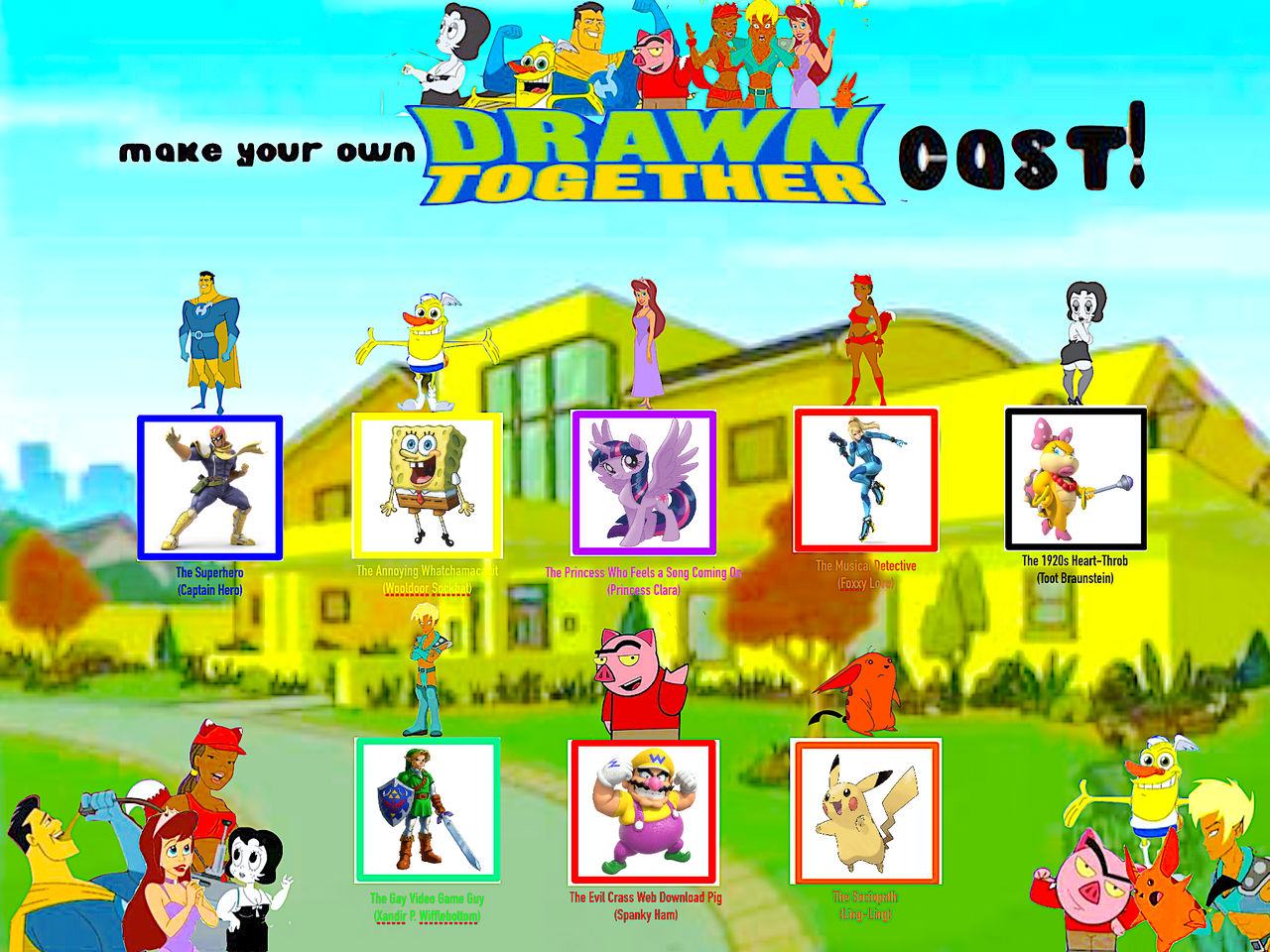 My Drawn Together Cast Meme by Tara012 on DeviantArt
