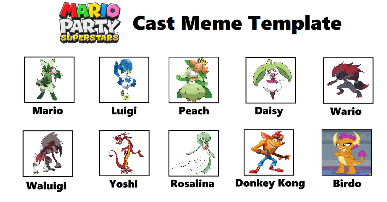 My Mario Party Superstars Cast Meme by Tara012 on DeviantArt