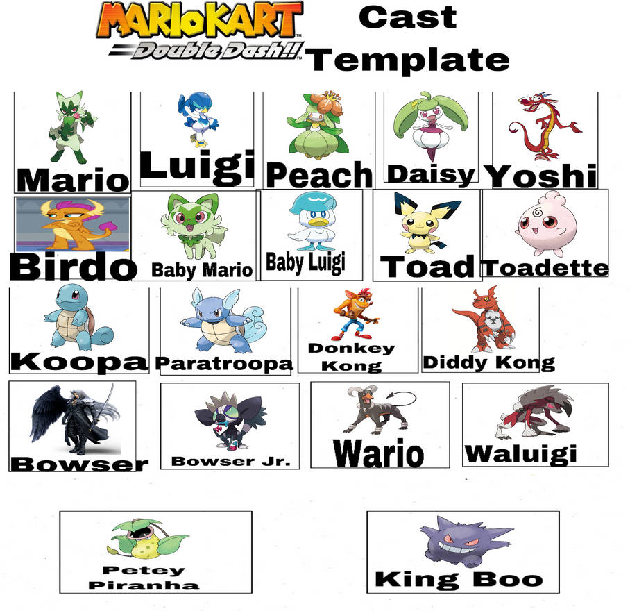 My Mario Kart Double Dash Cast Meme by Tara012 on DeviantArt