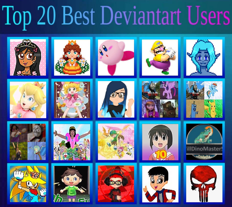 My Top 20 Best DeviantArt Users by Tara012 on DeviantArt