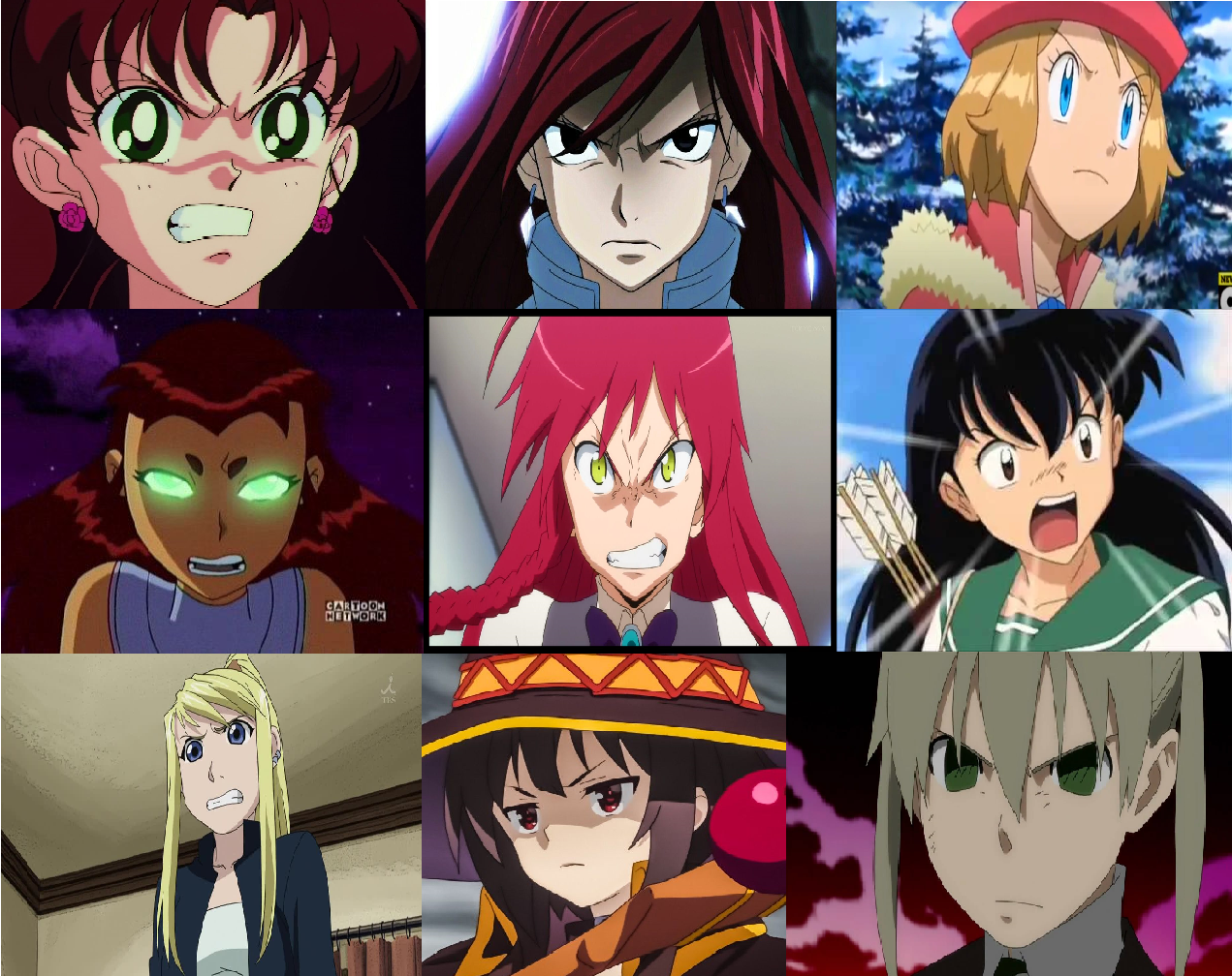 Anime Woman Rage My Favorite Female Characters Angry by Tara012 on DeviantArt