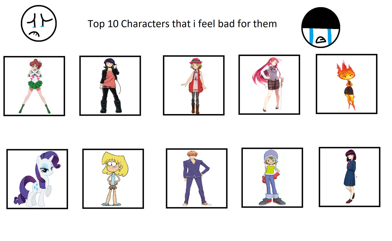 Bad Character Deviantart Top 10 Characters That I Feel Bad for Them by Tara012 on DeviantArt