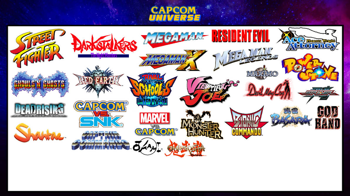 Capcom Control Panel Deviantart My Own Capcom Universe by Tara012 on DeviantArt