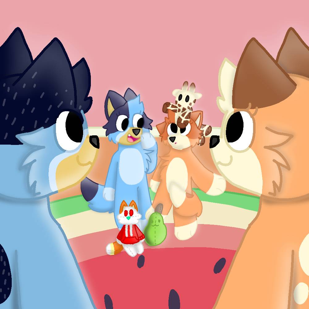 Bluey Adventure Deviantart Bluey! by ScribblBox on DeviantArt