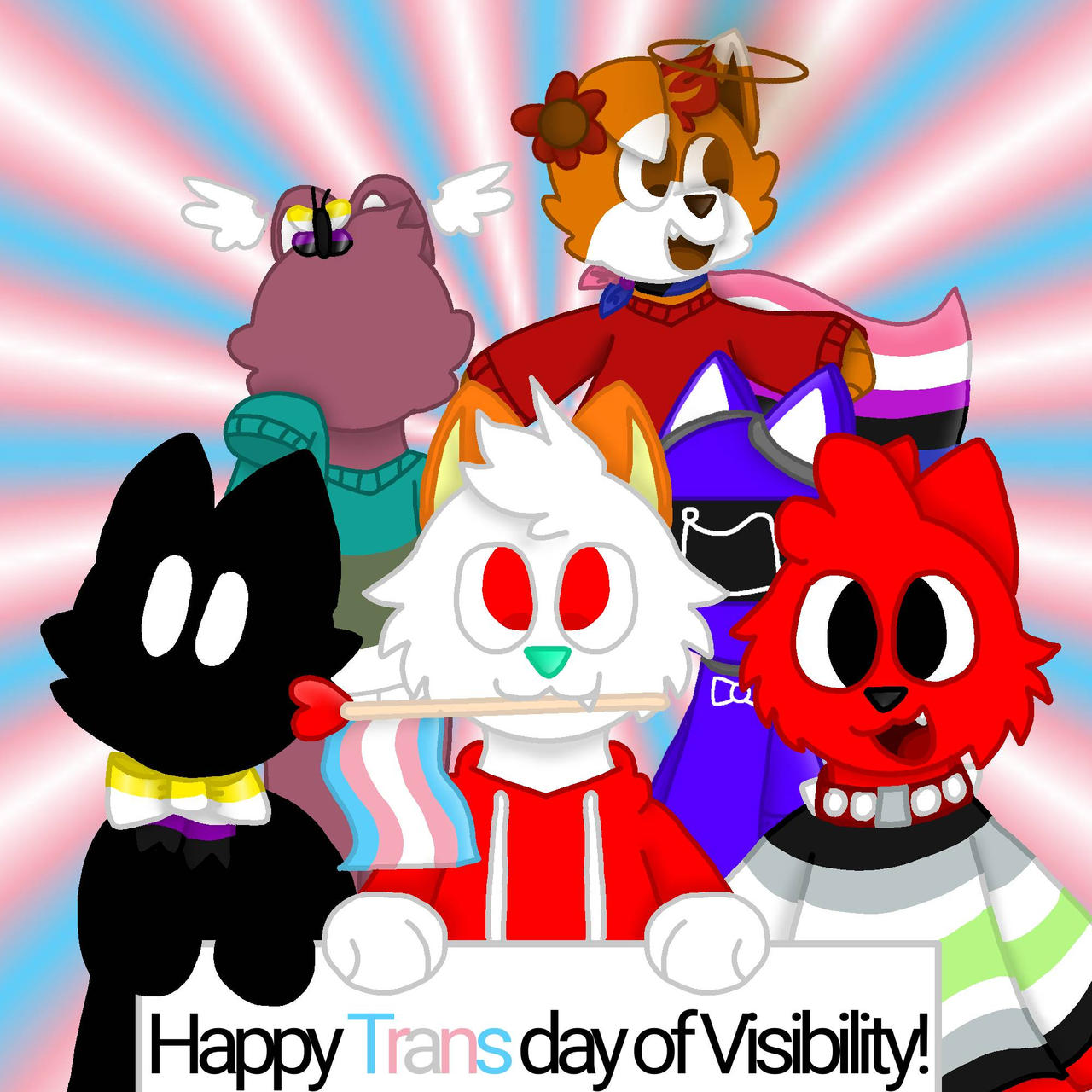 Happy Trans day of Visibility! by ScribblBox on DeviantArt