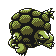 Game sprite of #076 Golem from Pokemon Yellow