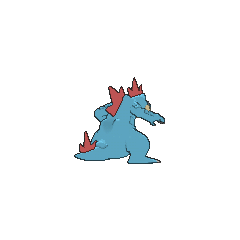 Pokemon and from Feraligatr #160 Back model