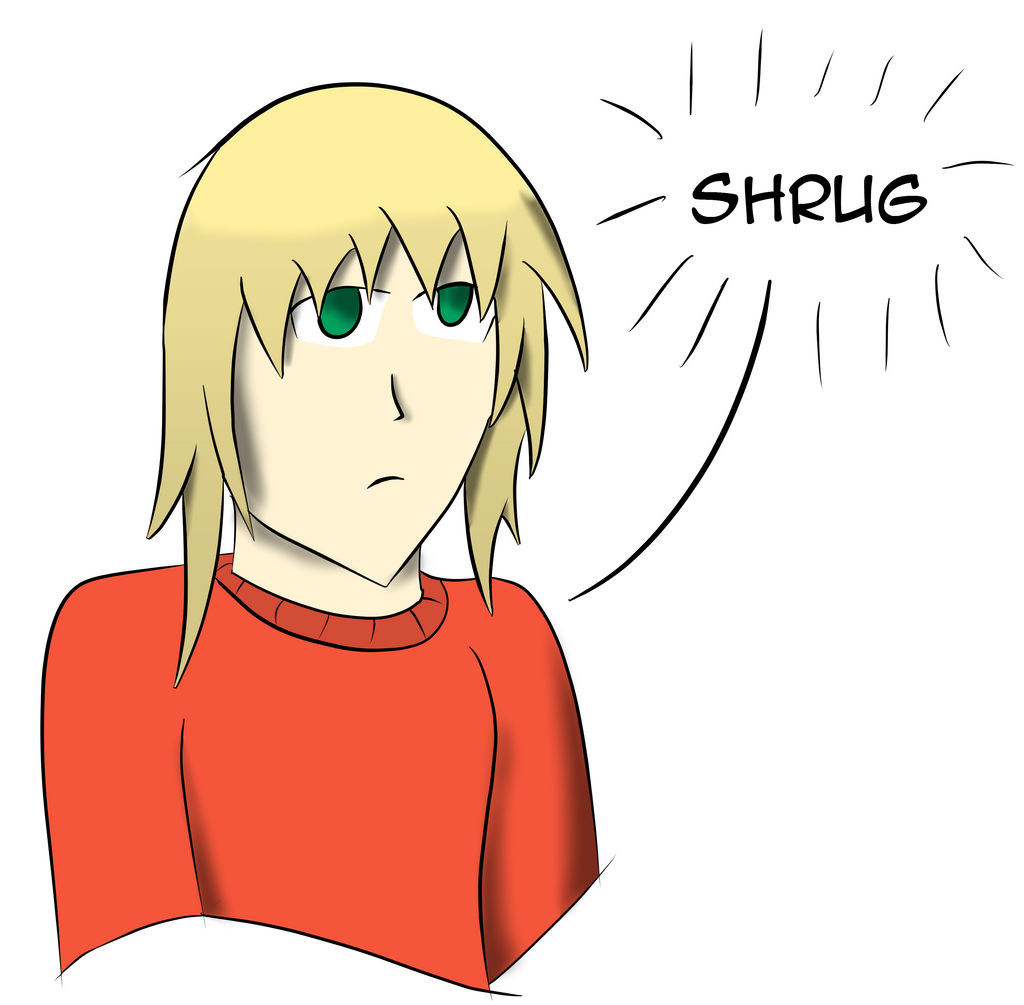 Draw Slog Practice Drawing: Shrug. by FPKayton on DeviantArt