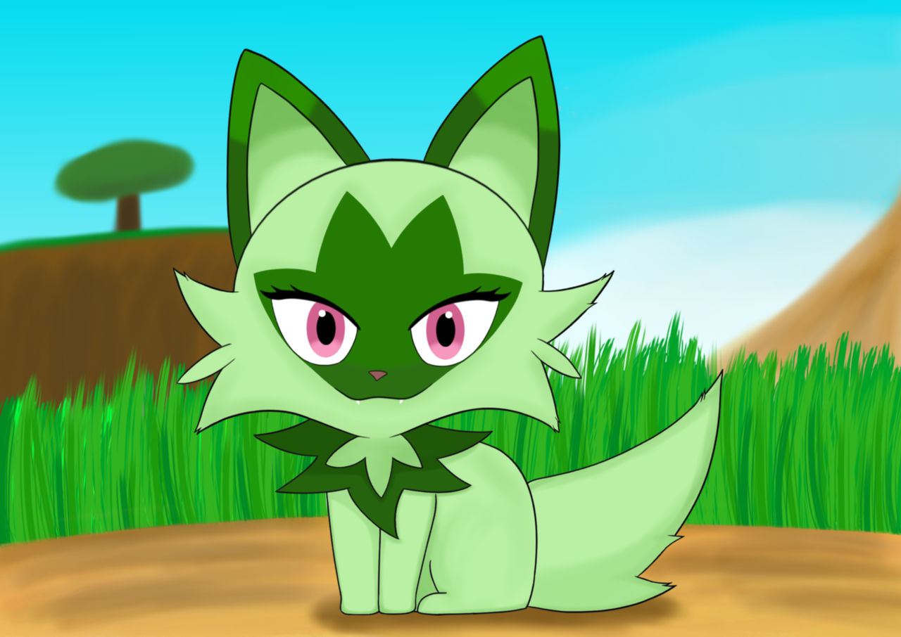 Sprigatio Sprigatito by Gready12 on DeviantArt