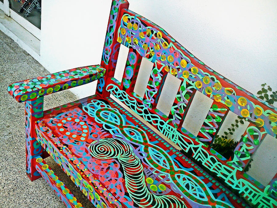 Colourable Bench Colorful Wooden Bench by Zeiss29 on DeviantArt