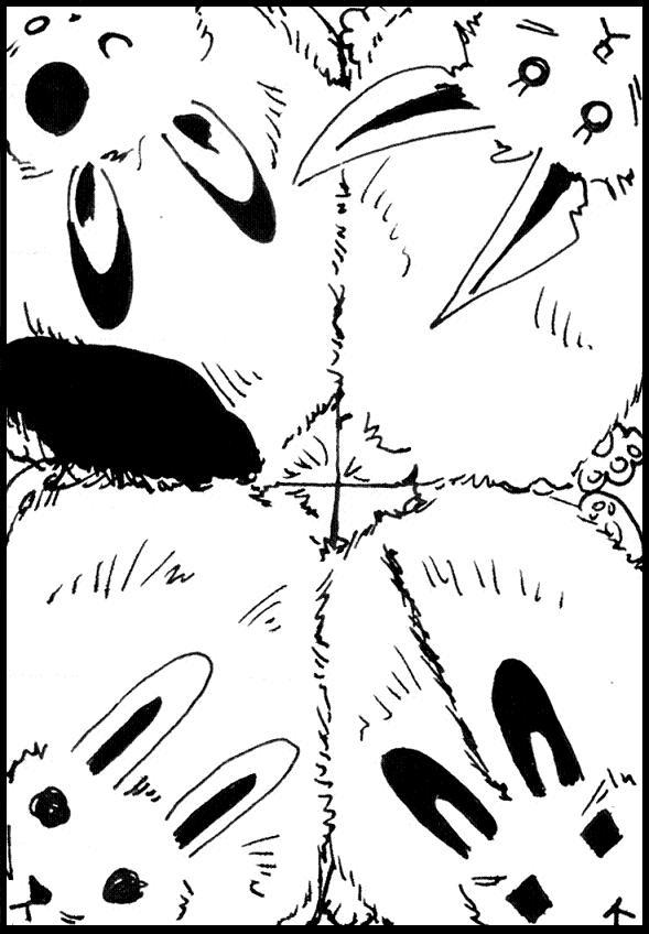 Shapanimal - 4 rabbits in rectangle by Penjo on DeviantArt