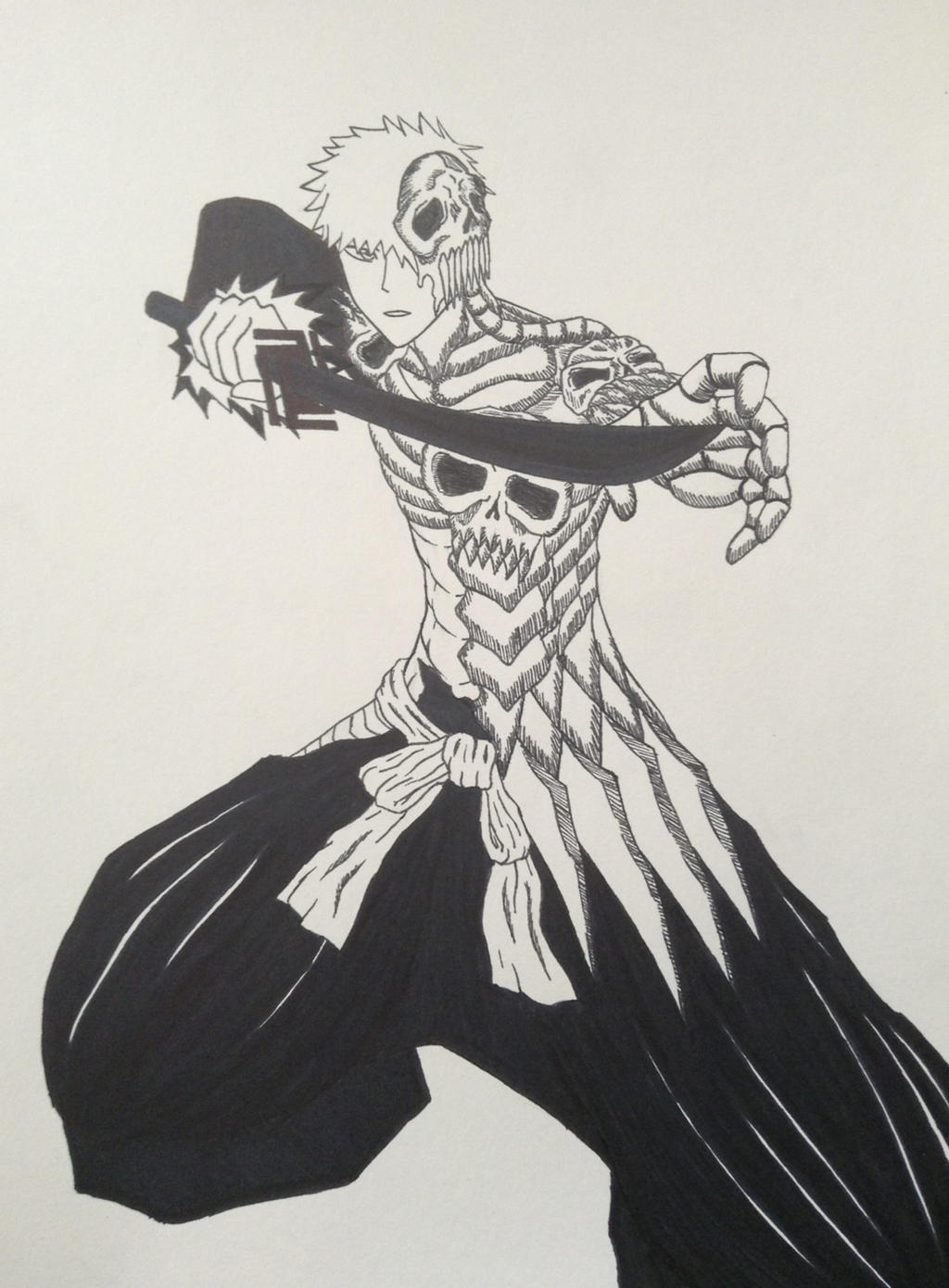 Ichigo Skull Clad by Goldenchupacabra on DeviantArt Ichigo Skull Clad by Goldenchupacabra on DeviantArt