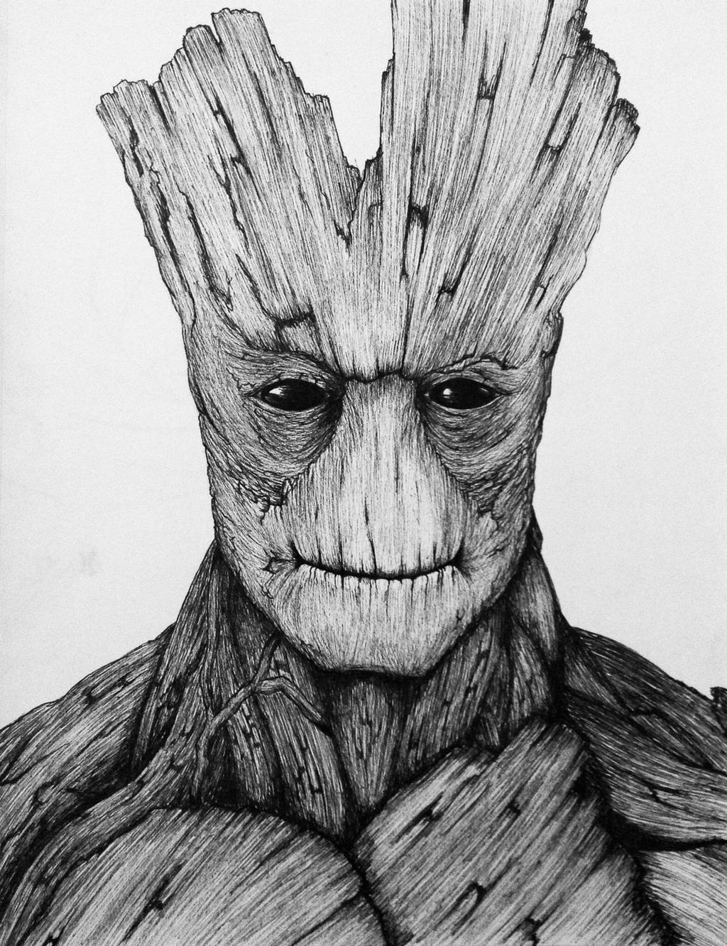 Groot Drawin Groot by Goldenchupacabra on DeviantArt