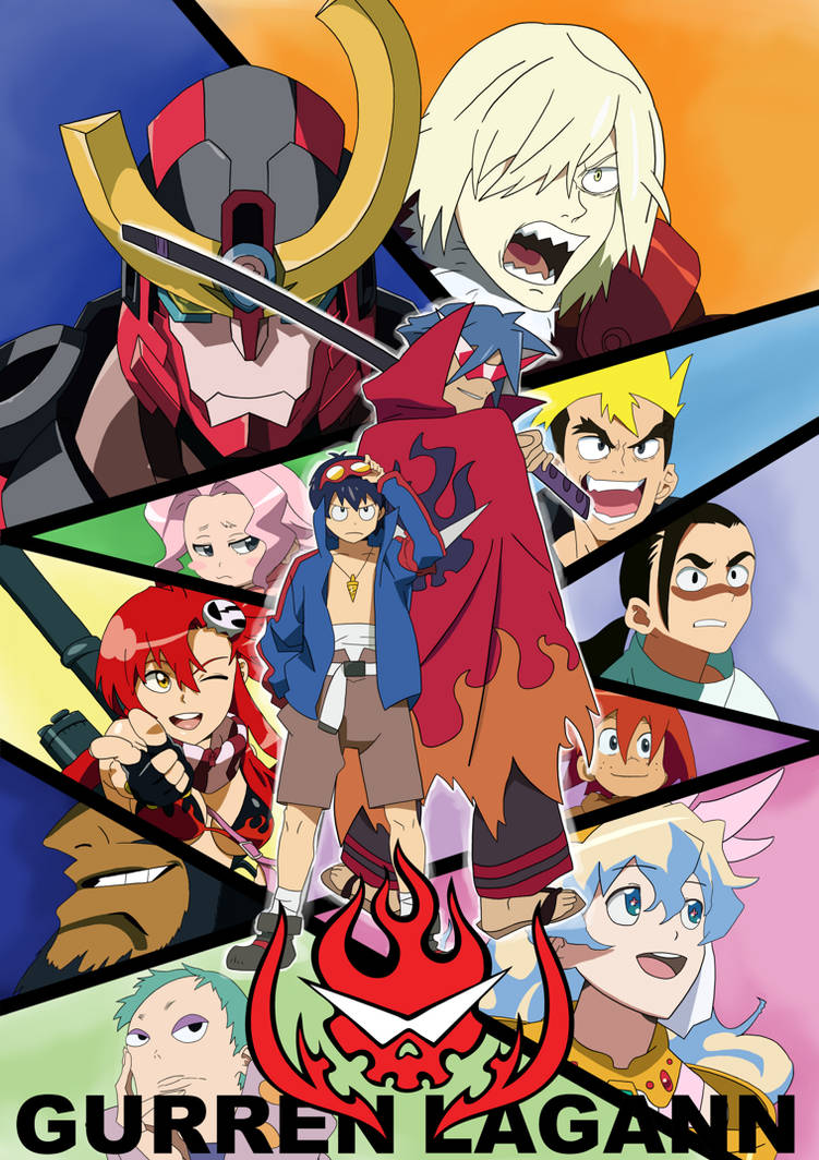 Tenga Toppa Gurren Lagann First Half Poster by CoffeeCrayon on DeviantArt