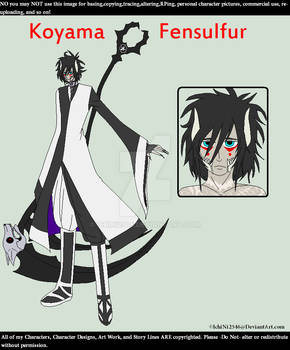 Arrancar OC: Koyama Fensulfur