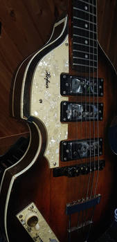 Hofner Bass Inspired Stratocaster Guitar Copy