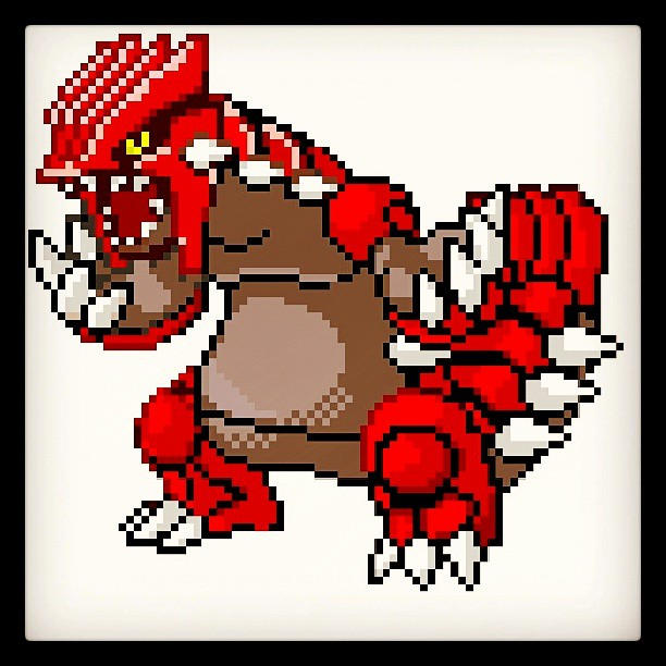 POKEMON Groudon Pixel Art 3 by lionleeyong on DeviantArt