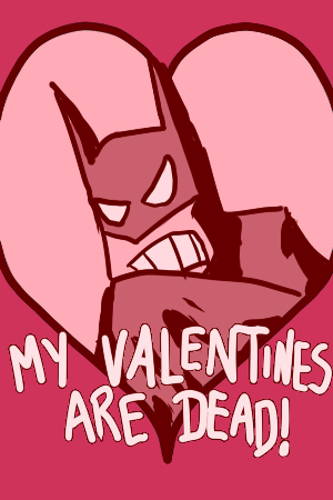 Batman's Valentine's Day Card