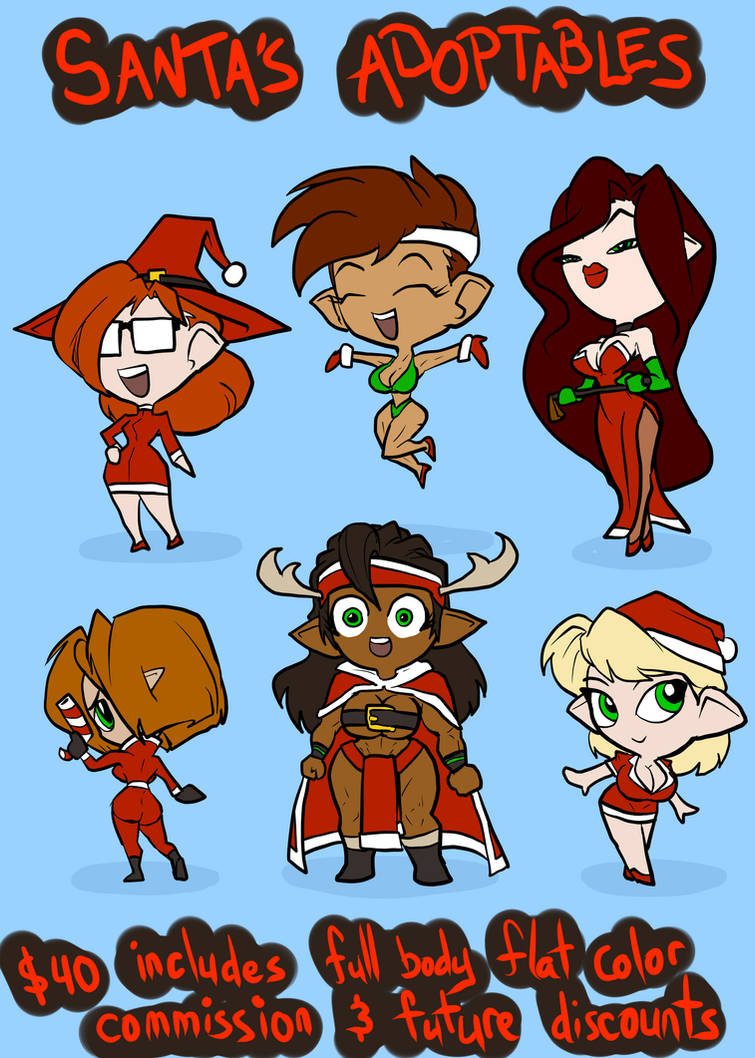 Santa's Little Helper Adoptables: Closed by JonFreeman