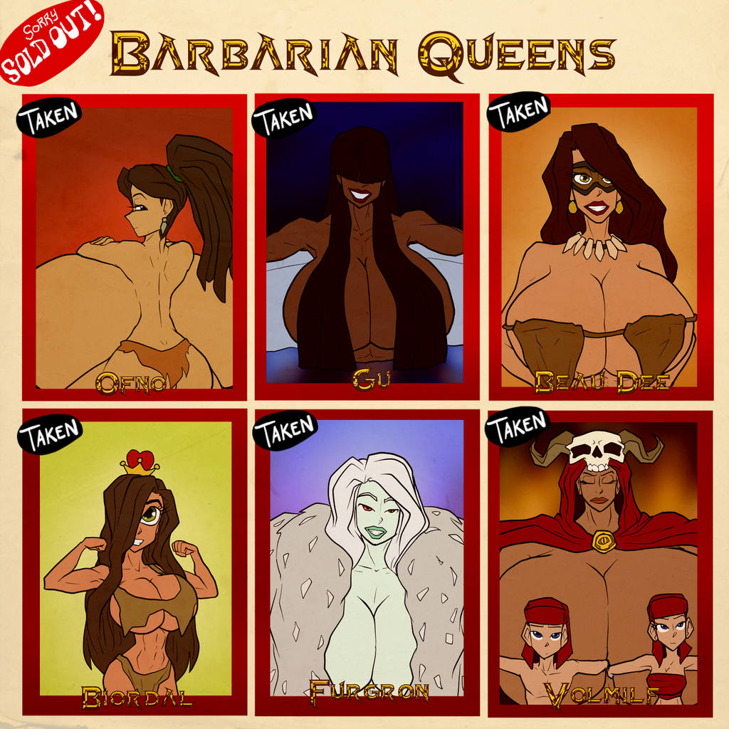 Barbarian Queens - SOLD OUT by JonFreeman