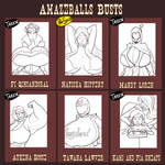 Amazeballs Busts - 1/6 open by JonFreeman