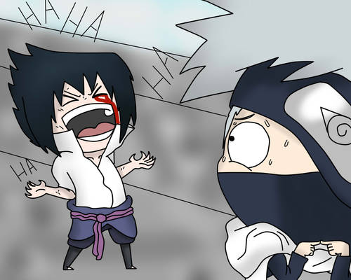 Evil laugh sasuke