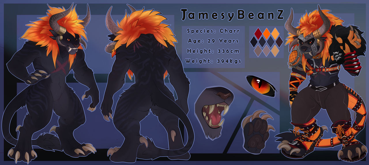 Charr Reference charr reference by MiraOff on DeviantArt