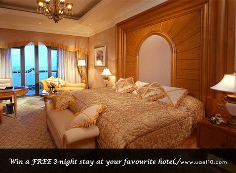 Win a 3 Night Stay at Your Favorite Hotel.
