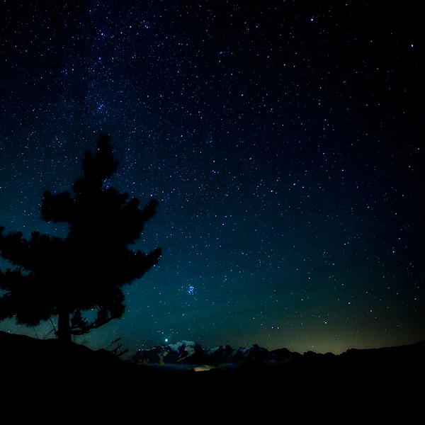 Jupiter and the Pleiades