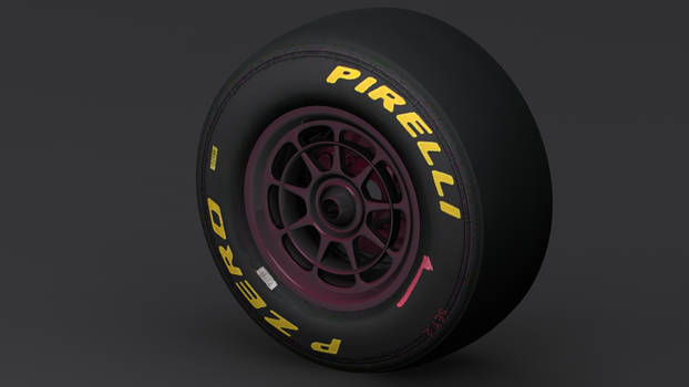 Pirelli F1 Tyre Render