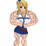 Lucy Heartfilia muscle growth