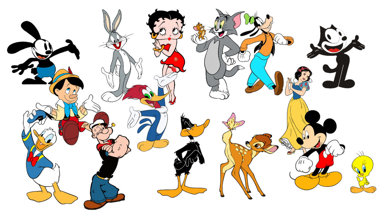 Cartoon Characters of the Vintage Years by DurriroMash002 on DeviantArt
