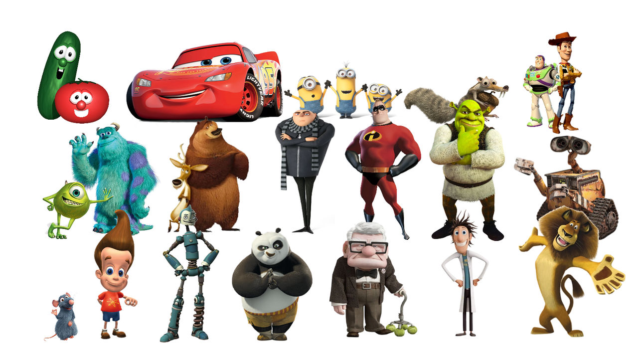 CGI Characters of 1990-2010 by DurriroMash002 on DeviantArt