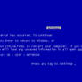 Windows ME (2002) Blue Screen of Death