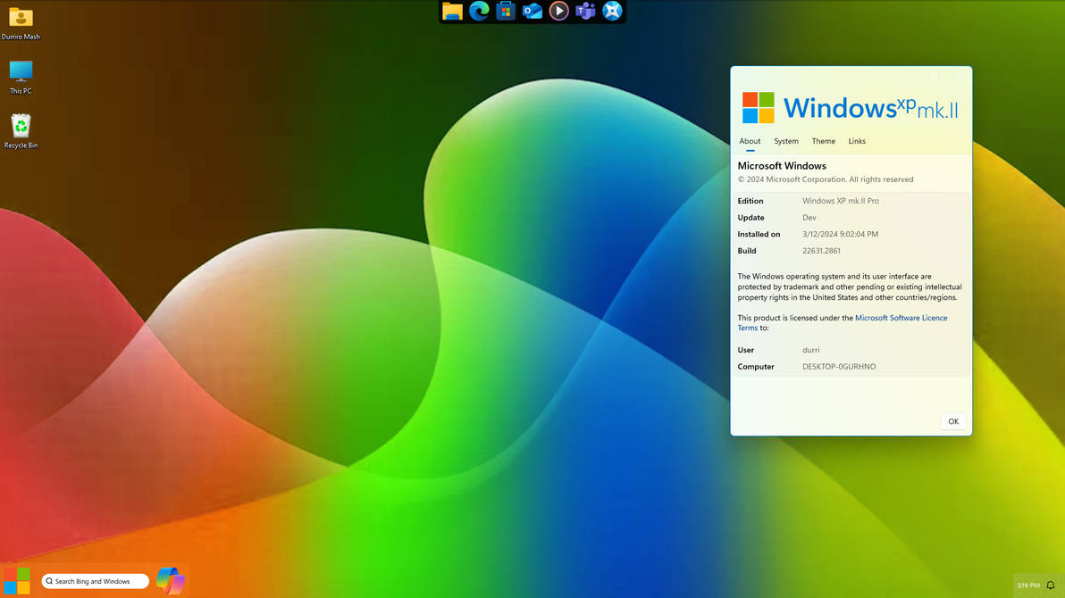 Windows XP Mark II Desktop by DurriroMash002 on DeviantArt