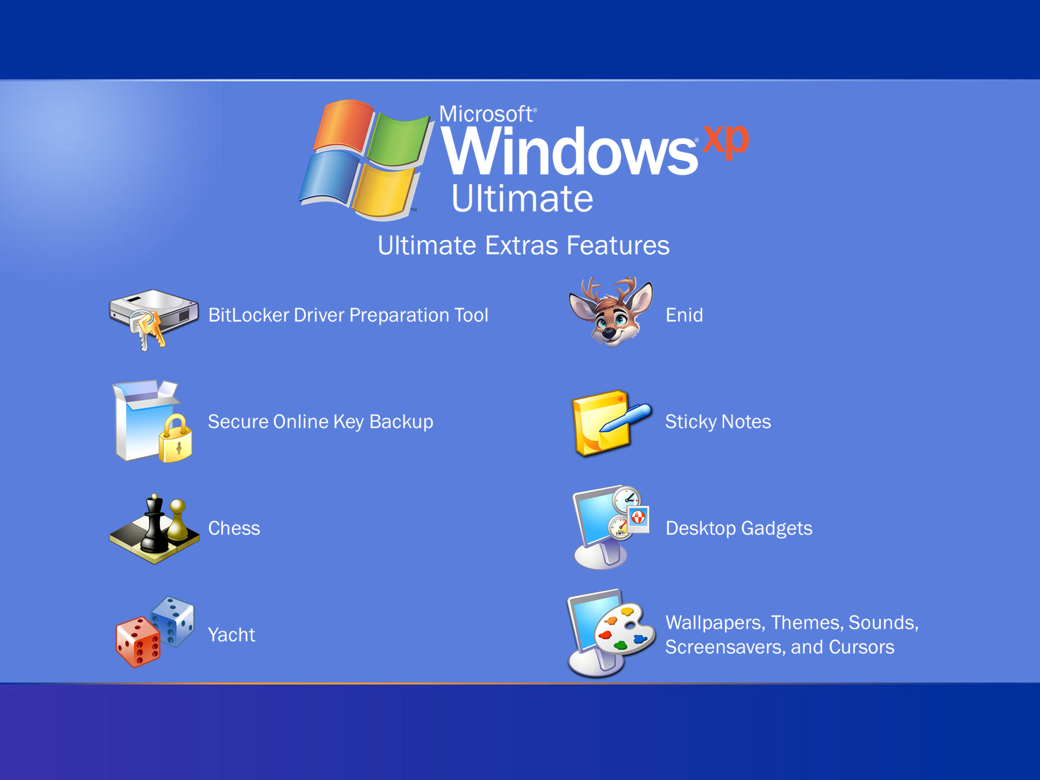 Windows XP Ultimate Extras Features by DurriroMash002 on DeviantArt