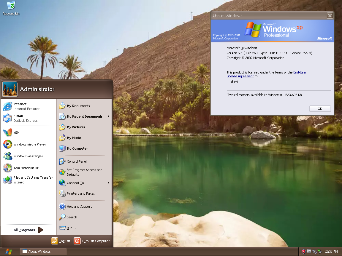 Windows XP Ultimate Arabia Desktop by DurriroMash002 on DeviantArt