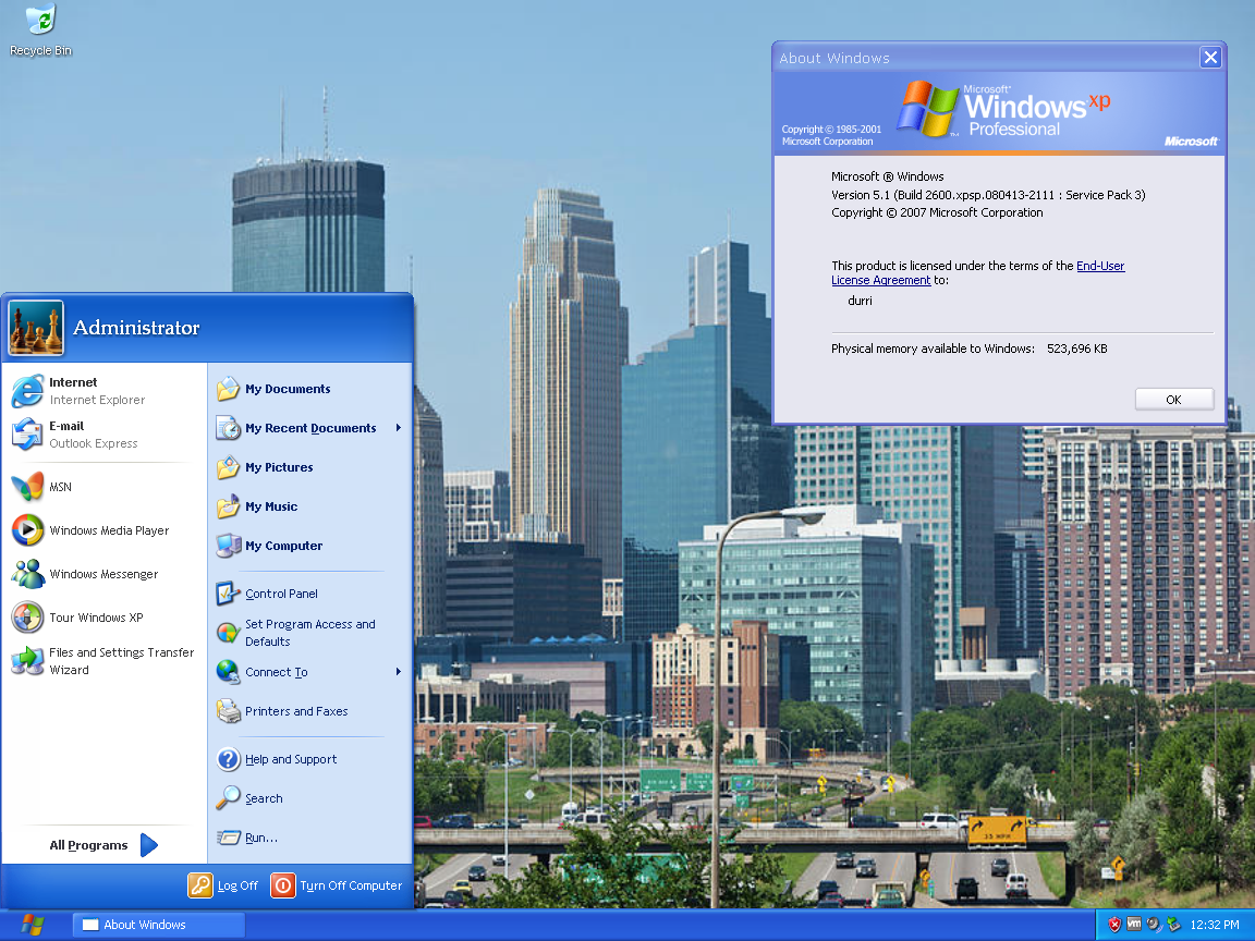 Windows XP Ultimate Cityscape Desktop by DurriroMash002 on DeviantArt