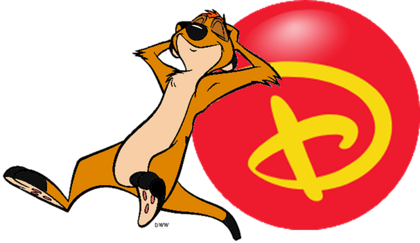 Disney Online Logo with Timon