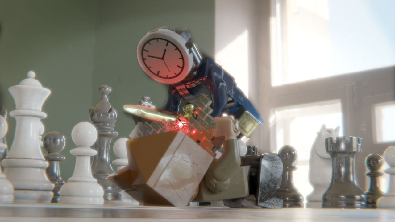 Clockhead vs. Rockhead by Spi-RevAnimates on DeviantArt