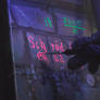 Fluorescent Painting Process (Frame from Video) 1
