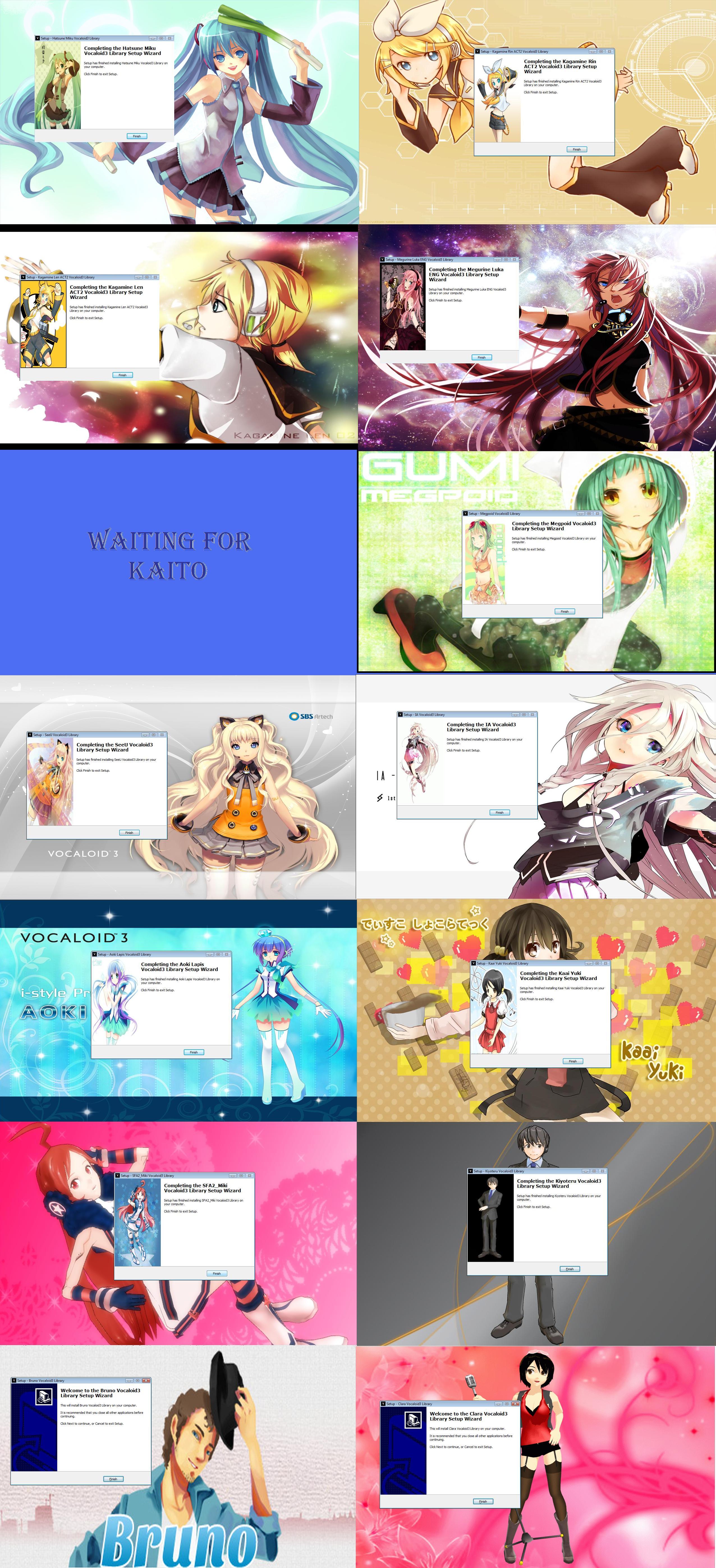 instaled VOCALOIDS!