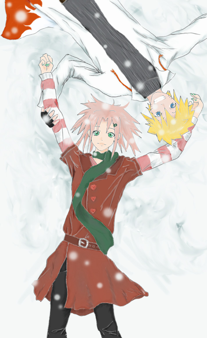 NaruSaku - Snow