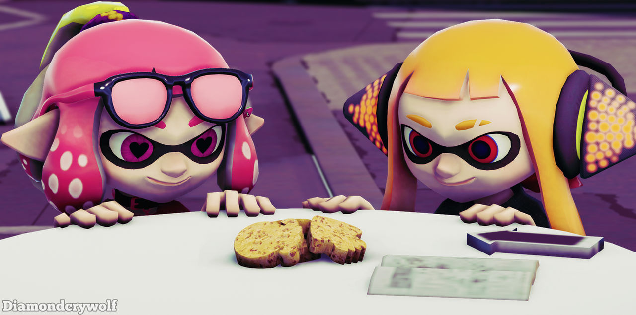 Splatoon Baking (MMD/Splatoon) Cookie Enjoyers by Diamondcrywolf on DeviantArt