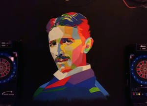 Nikola Tesla fresco