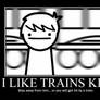 I like Trains Kid