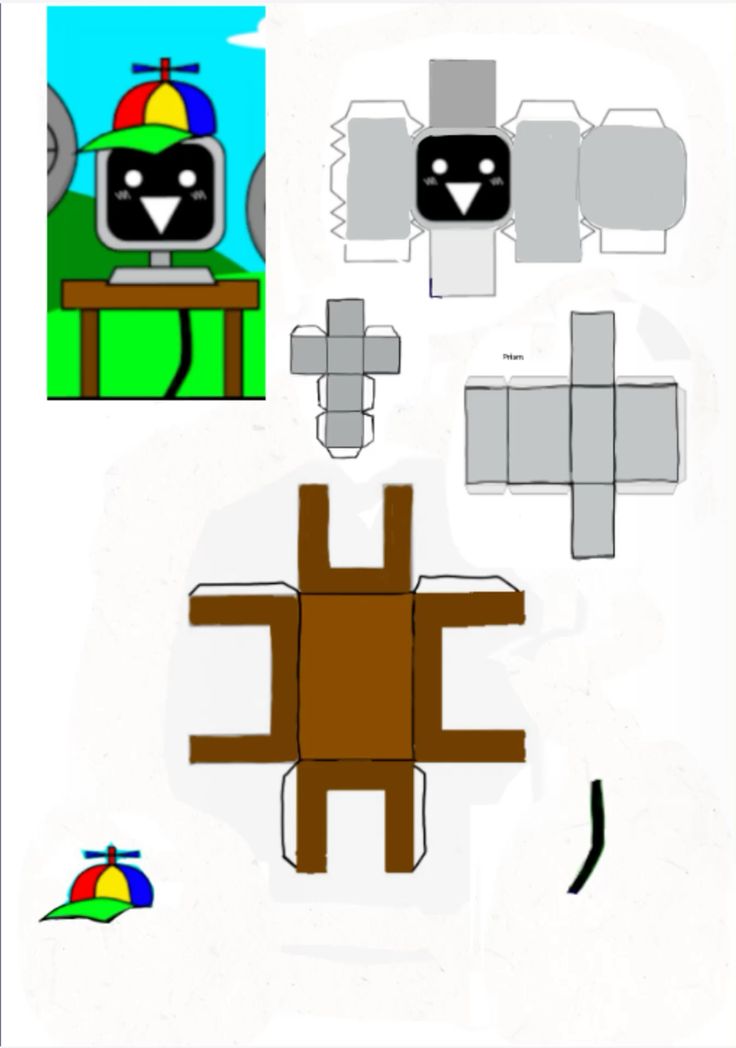 Mr fun computer papercraft by alonsito2005 on DeviantArt