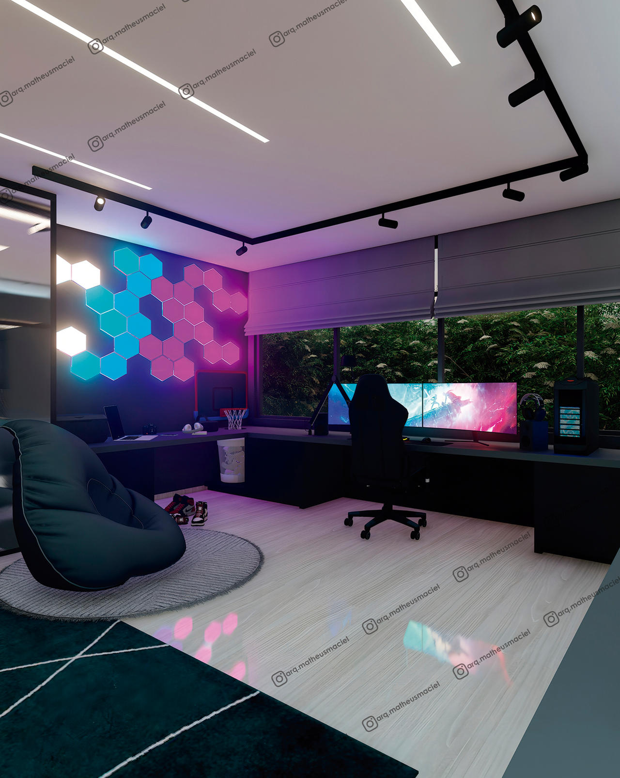 Gamer Room Draw Gamer Room Design by matheus10881 on DeviantArt