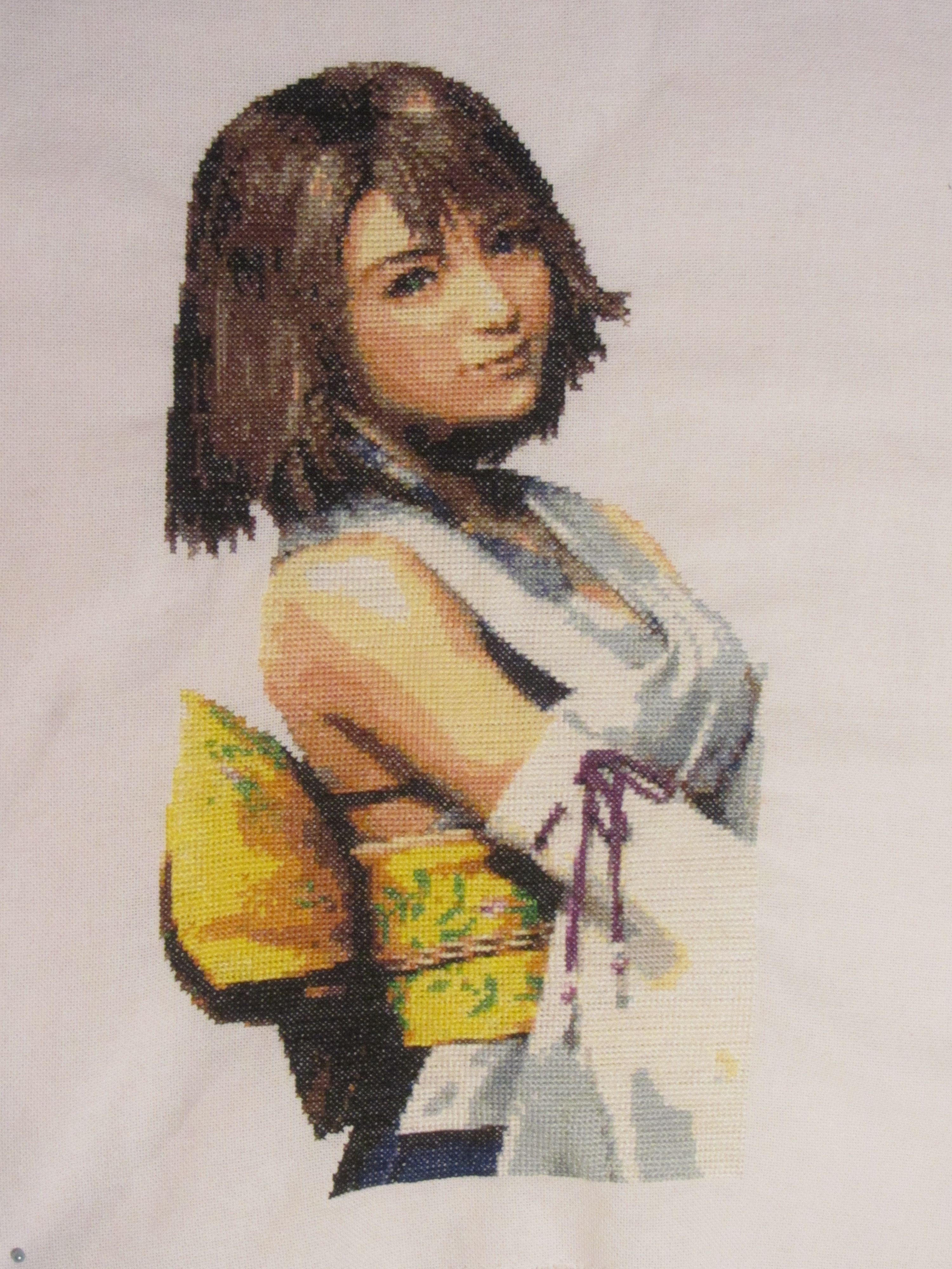 Yuna (Final Fantasy X) - Cross Stitch